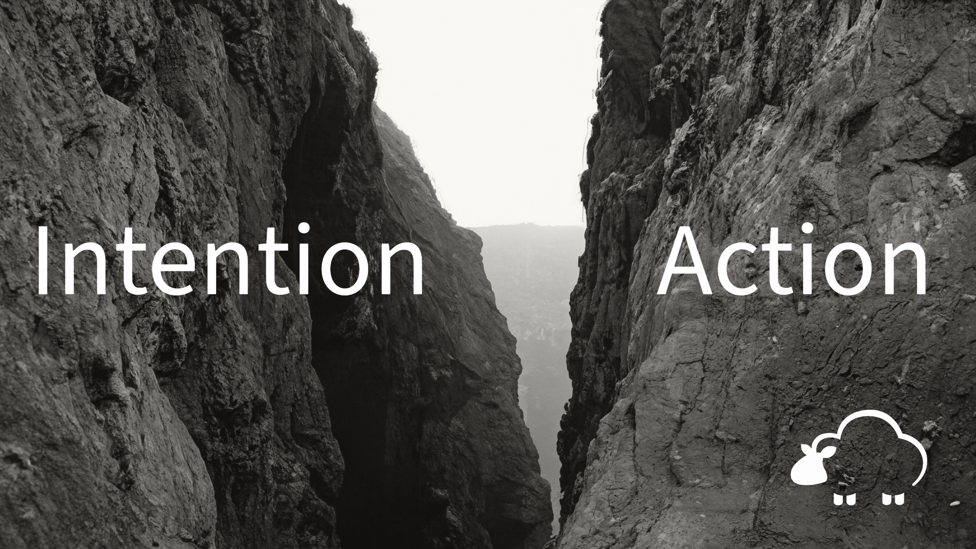 The gap between intention and action